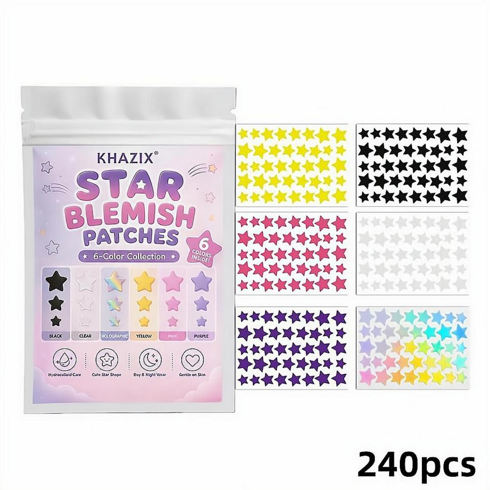 Skincare Gentle - Parches para espinillas de siete colores