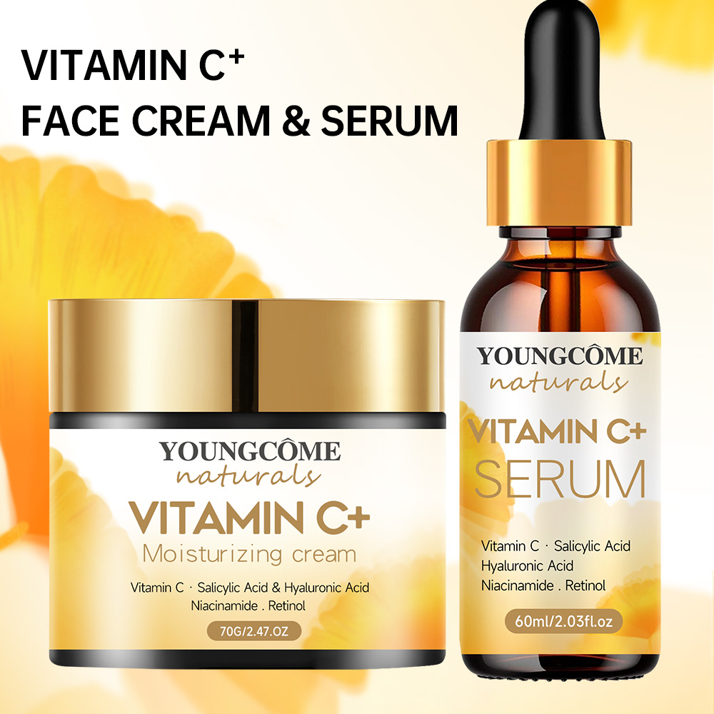 Skincare Glad2Glow - Crema facial con vitamina C y