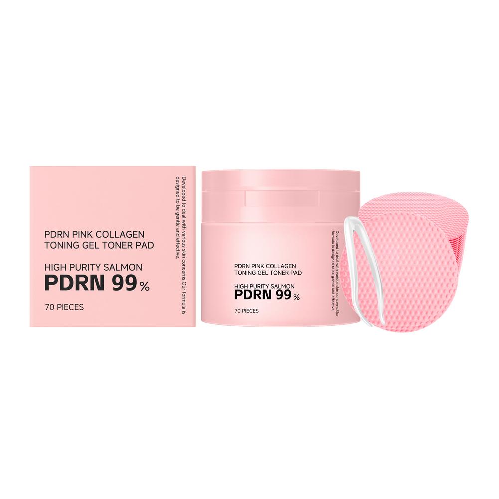 Skincare Glad2Glow - 70 Almohadillas de Tónico Coreano PDRN