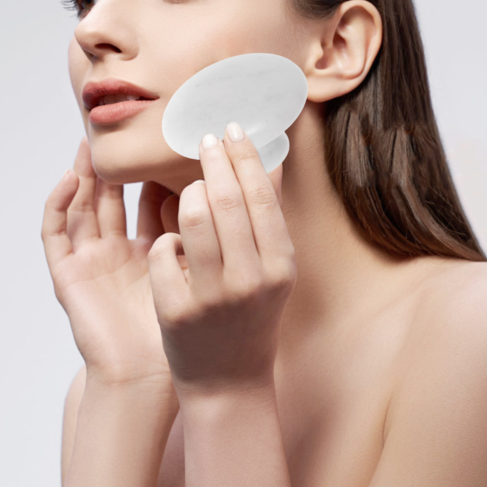 Skincare Natur E - Rodillo de masaje facial de jade