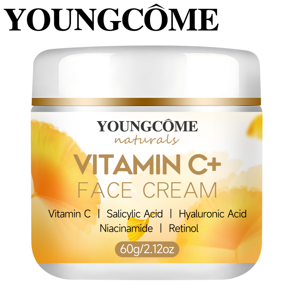 Skincare Glad2Glow - YOUNGCOMEN Crema Facial con Vitamina C,