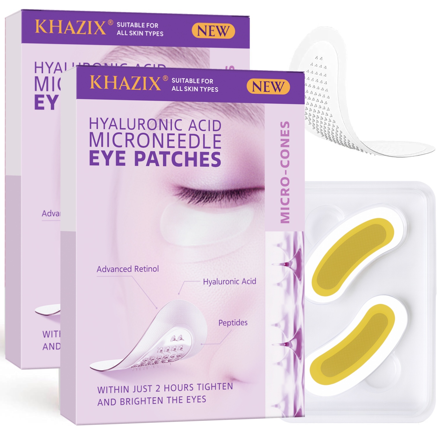 Skincare China - Parches de microagujas con retinol y
