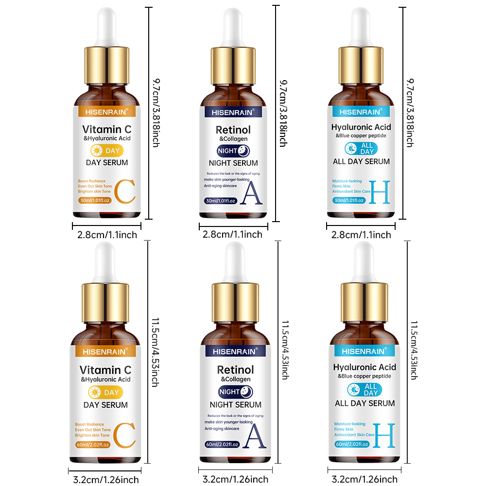 HISENRAIN Vitamina C + Retinol - Azelaic Acid Serum reseña y precio