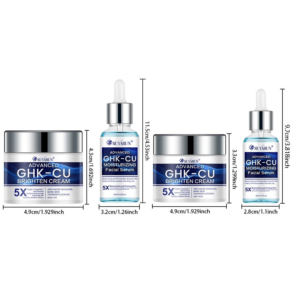 Crema y Sérum SUYARUN GHK-CU - - Skincare Gentle reseña y precio