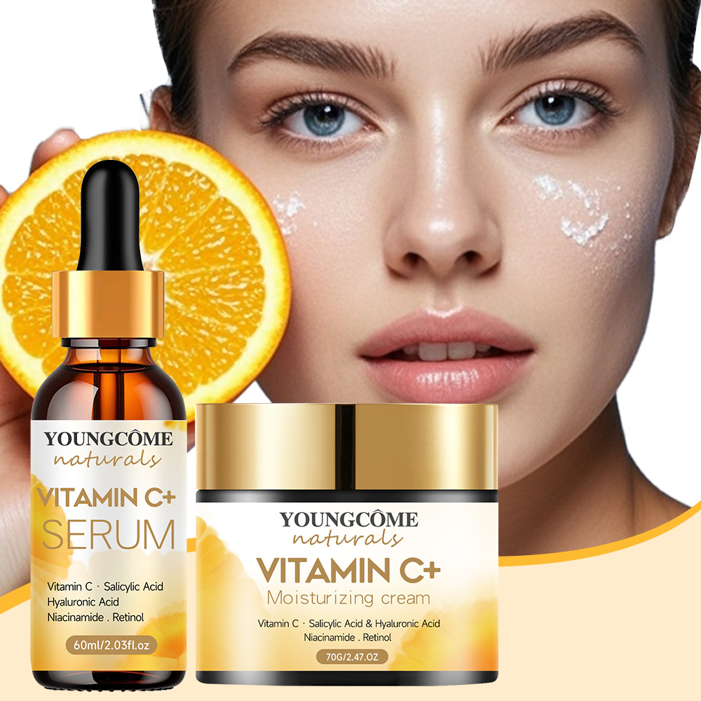 Crema facial con vitamina C y  - Skincare Glad2Glow reseña y precio