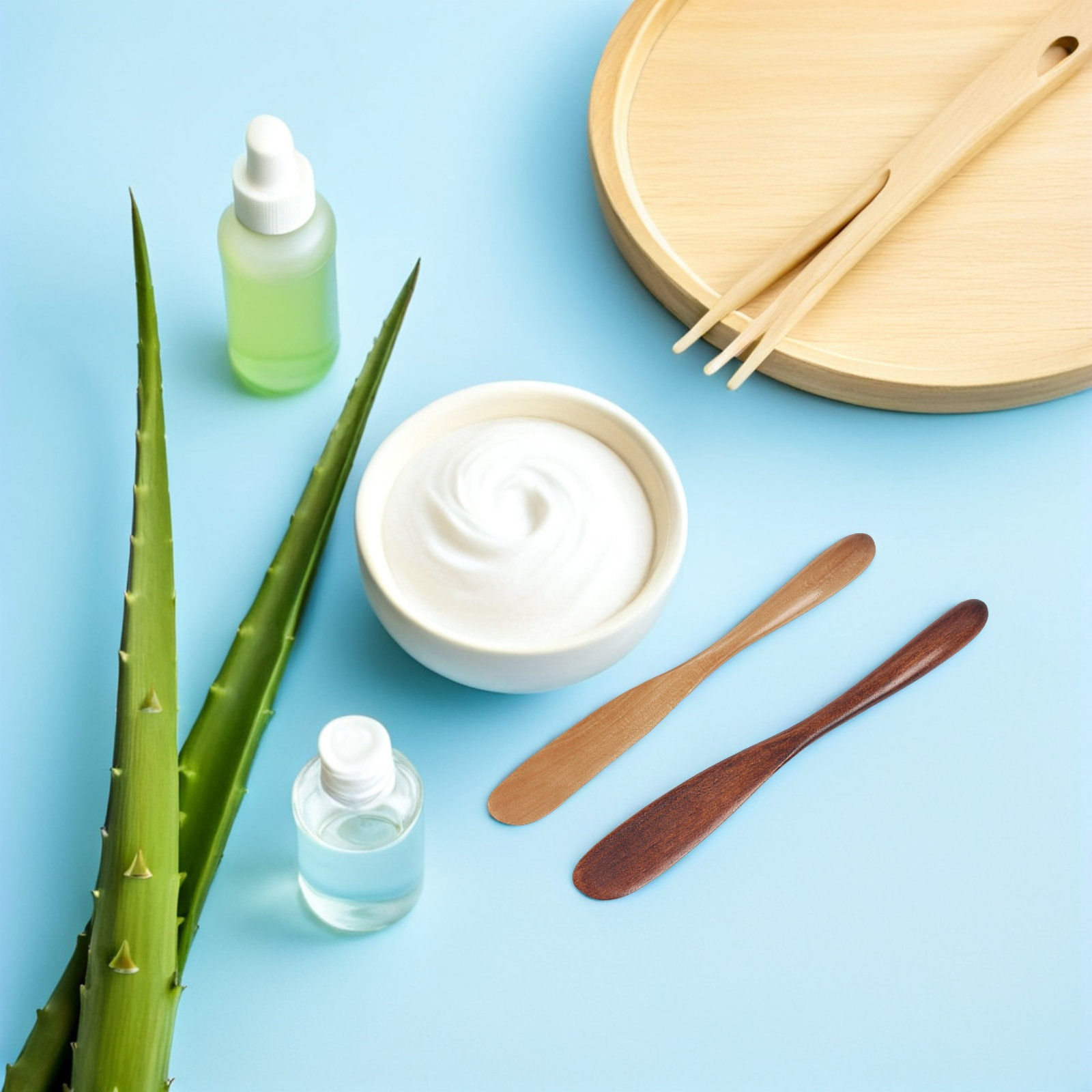 Juego de 2 Espátulas de Madera - Skincare Natur E reseña y precio