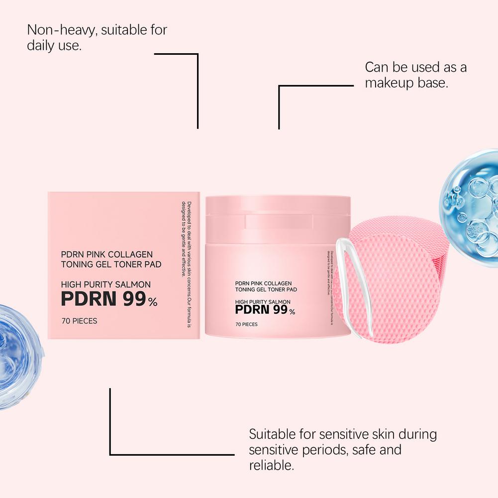 70 piezas de PDRN, Gel Tonific - Skincare Glad2Glow reseña y precio