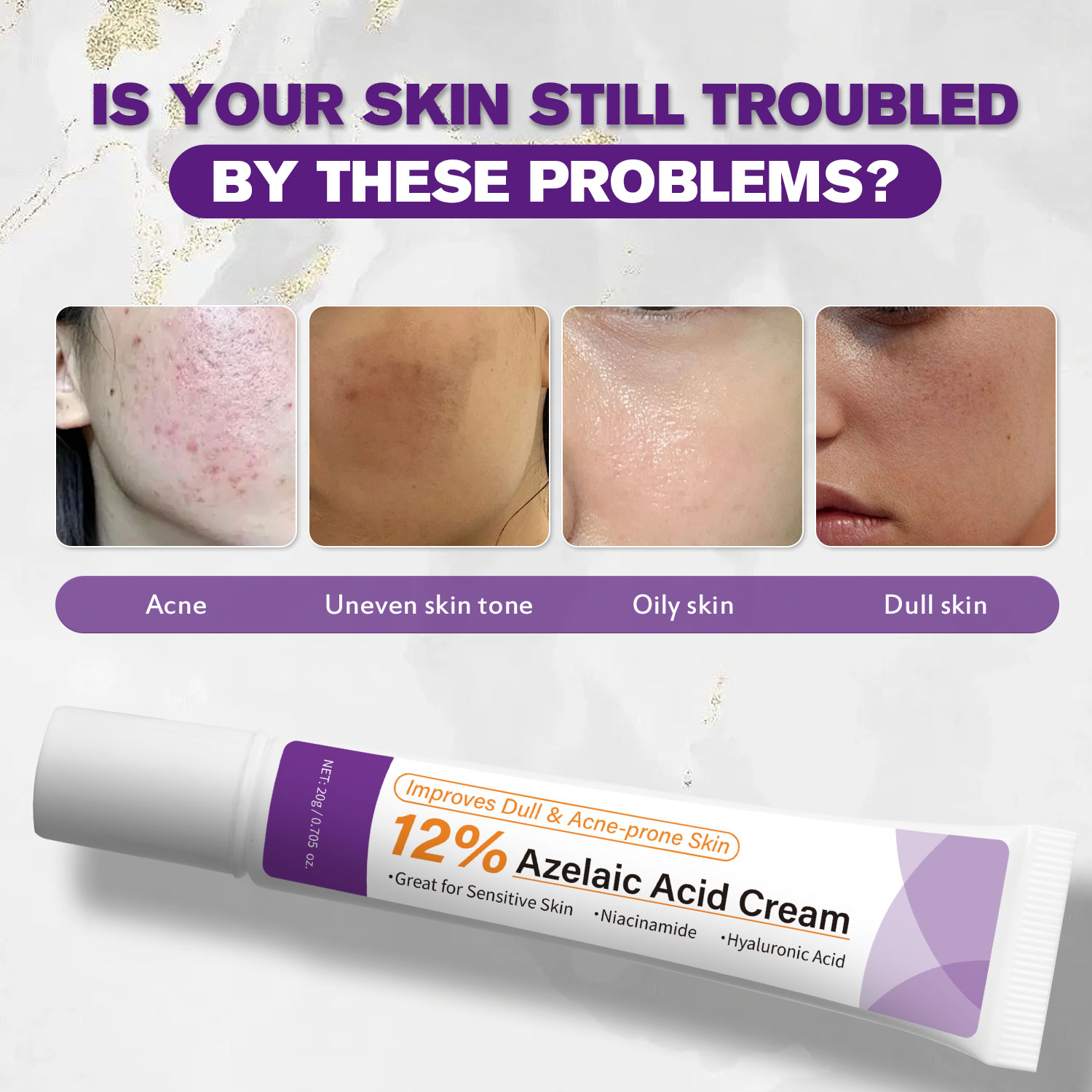 Crema de Ácido Azelaico Suave  - Azelaic Acid Serum reseña y precio