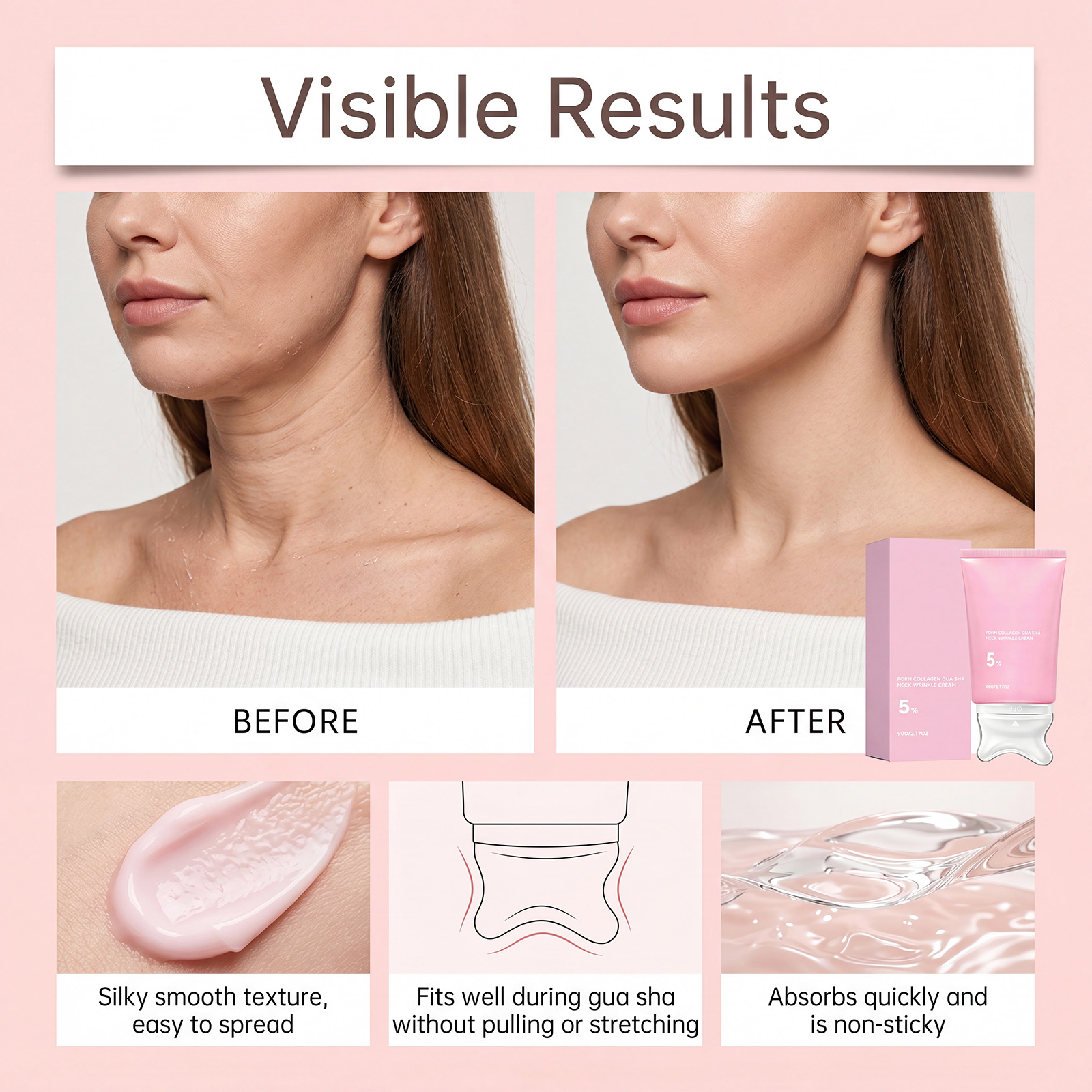 Crema de Colágeno para el Cuel - Skincare Glad2Glow reseña y precio