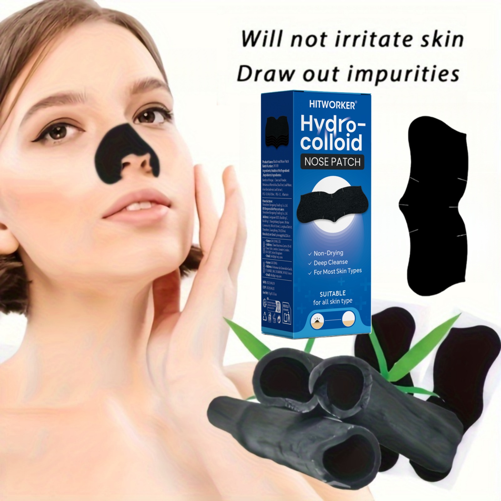 Tiras de limpieza de poros par - Skincare China reseña y precio