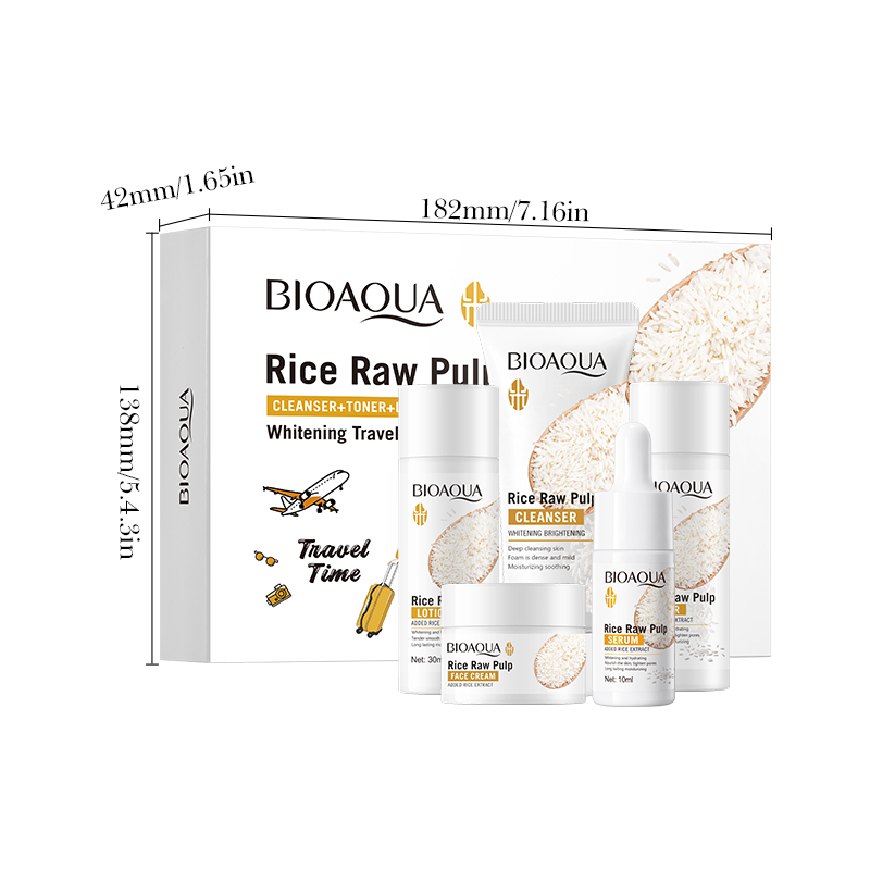Set de Cuidado Facial con Puré - Skincare Glad2Glow reseña y precio